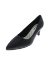 Shop Easy Street Pointe Womens Padded Insole Almond Toe Dress Pumps In Black