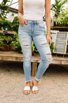 Kancan Lighten Up Jeans In Light Wash In Blue