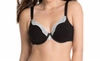 CURVY COUTURE LUXURY COTTON UNLINED UNDERWIRE IN BLACK