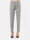 D-EXTERIOR PULL-ON LIGHTWEIGHT WOOL PANT IN GREY
