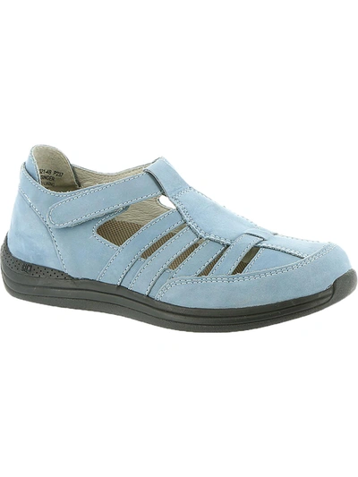Drew Ginger Womens Nubuck Closed Toe Casual Shoes In Blue