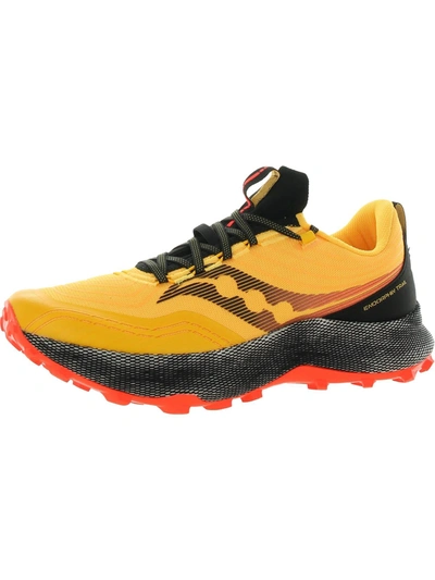 Saucony Peregrine 12  Mens Fitness Outdoor Running Shoes In Orange