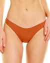 L*space Cabana Bitsy Bikini Bottom In Orange