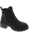 VERY G DANA WOMENS FAUX LEATHER SLIP ON MID-CALF BOOTS