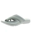 Easy Spirit Lola 2 Womens Flip Flop Cushioned Slide Sandals In Grey