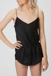 Asceno Venice Short In Black In Black