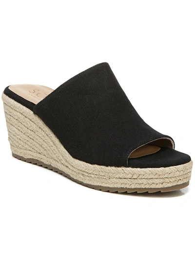 Soul Naturalizer Oodles Womens Padded Insole Canvas Espadrilles In Black