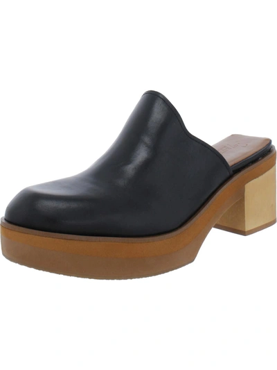 Naturalizer Katrese Womens Leather Slip On Mules In Black
