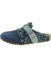 VERY G MINDY WOMENS PATCHWORK SLIP ON MULES