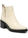 Franco Sarto Dalden Womens Leather Square Toe Ankle Boots In Multi