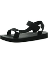 Sun + Stone Tabby Womens Open Toe Casual Ankle Strap In Black