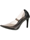 Bar Iii Binsa 3p Womens Clear Studded Pumps In White