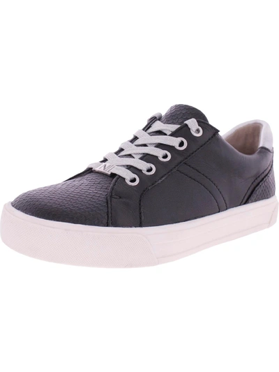 Naturalizer Astara Womens Leather Low Top Fashion Sneakers In Black