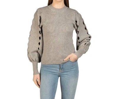 Love Token Ophelia Sweater In Grey