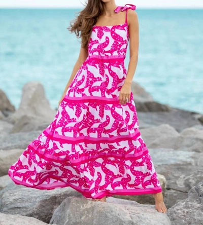 Bindu Mariella Maxi In Magenta In Pink