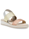Anne Klein Mayl02f9 Womens Open Toe Wedge Platform Sandals In Multi