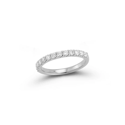 Dana Rebecca Designs Drd Half Way Round Band - 0.50 Cttw In White Gold