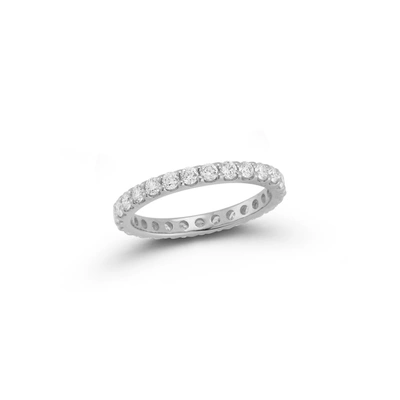Dana Rebecca Designs Drd Round Eternity Band - 1.00 Cttw In White Gold