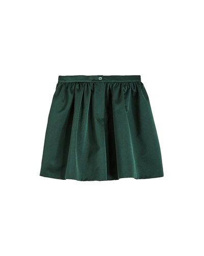 Rochas Balloon Shorts In Green