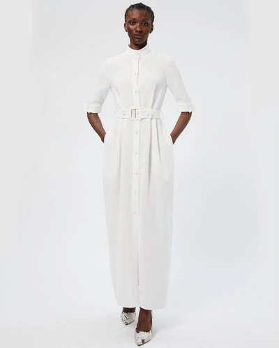 Edeline Lee Chromatic Dress In White