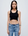 HANES CROPPED 60S TANK