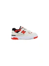 New Balance Premium Leather Sneakers Round Toe