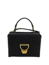Coccinelle Arlettis Pebbled-leather Satchel