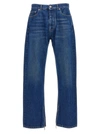 Off-white Indigo Blue Cotton Jeans