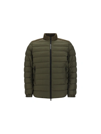 Woolrich Bering Down Jacket In Green