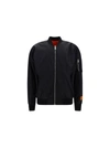 Heron Preston Oversized Nylon Bomber Jacket
