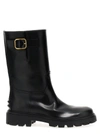 Tod's Heavy Rubber Ankle Boots - Leather - Black