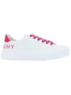 Givenchy Logo-print Leather Low-top Sneakers