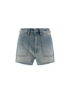 Kenzo Light-blue Denim Shorts