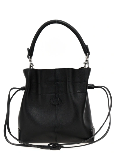Tod's Mini Bucket Bag In Black