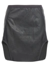 Rick Owens Coated Mini Skirt
