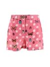 Versace Butterfly Polka Dot Elastic Waist Shorts