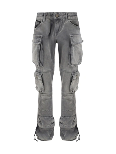 Attico Essie Cargo Trousers In Grey