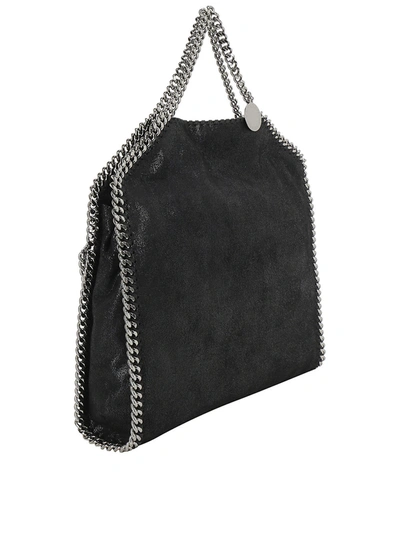 Stella Mccartney Falabella Fold Over Tote In Black