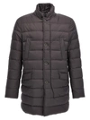 Herno Black Mid-length Quilted Down Jacket