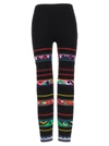 EMILIO PUCCI JACQUARD PATTERNED LEGGINGS MULTICOLOR