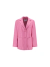 Stand Studio Resort Single-breasted Suede Blazer