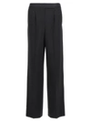 Msgm Layered-waistband Wide-leg Trousers