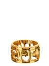 OFF-WHITE LOGO RING JEWELRY GOLD
