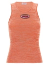 Pucci Logo Top Tops Fuchsia