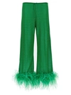 OSEREE LUMIERE PLUMAGE' PANTS GREEN