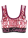 Dolce & Gabbana Majolica-print Cropped Top