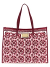 Dolce & Gabbana Women's Maiolica Print Shopper Tote Bag In Azule