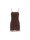 Alexander Wang Bead-embellished Mini Dress
