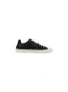 MAISON MARGIELA CANVAS AND LEATHER SNEAKERS