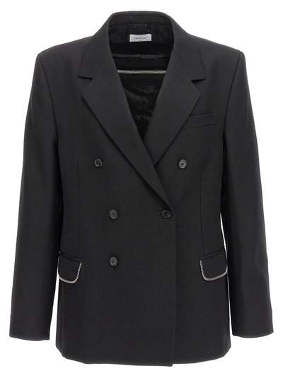 Off-white Off White Blazer 'ow Emb' In Black